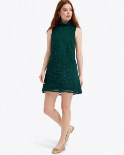 Lindsay Sleeveless Shift Dress in Lace