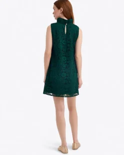 Lindsay Sleeveless Shift Dress in Lace
