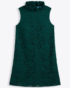 Lindsay Sleeveless Shift Dress in Lace