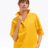 Logan Top in Cotton Dobby