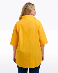 Logan Top in Cotton Dobby