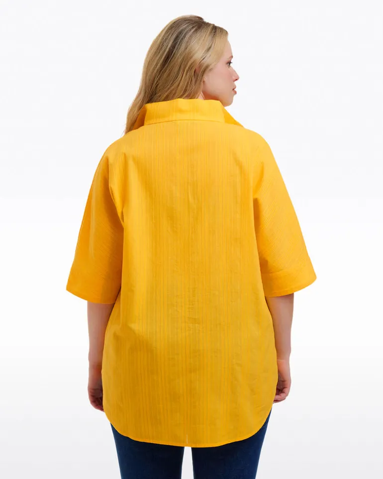 Logan Top in Cotton Dobby