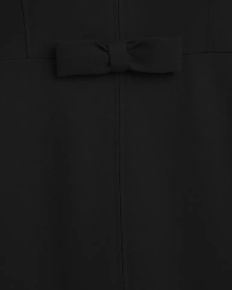 Long-Sleeve Sadie Shift Dress in Ponte