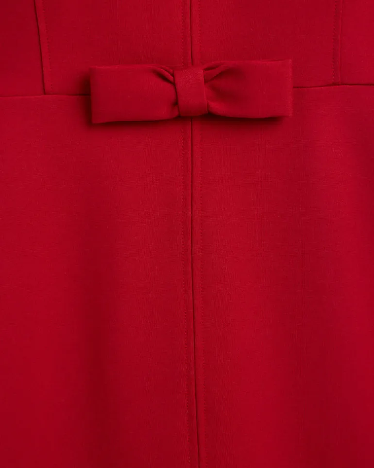 Long-Sleeve Sadie Shift Dress in Ponte