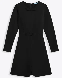 Long-Sleeve Sadie Shift Dress in Ponte
