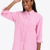 Lynn Long Sleeve Top in Crisp Cotton