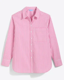 Lynn Long Sleeve Top in Crisp Cotton