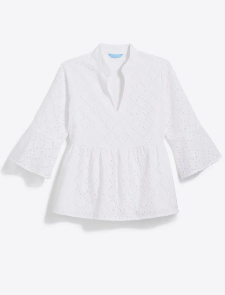 Maya Top in Eyelet