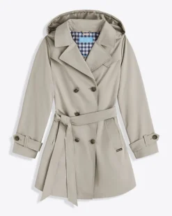 Meghan Trench Coat in Spring Sage