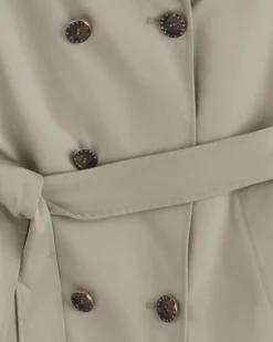 Meghan Trench Coat in Spring Sage