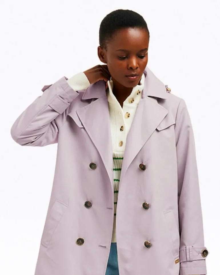 Meghan Trench Coat in Taro