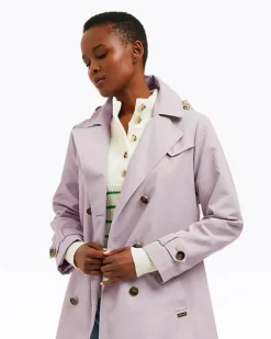 Meghan Trench Coat in Taro