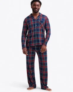 Men's Pajama Set in Georgia Plaid