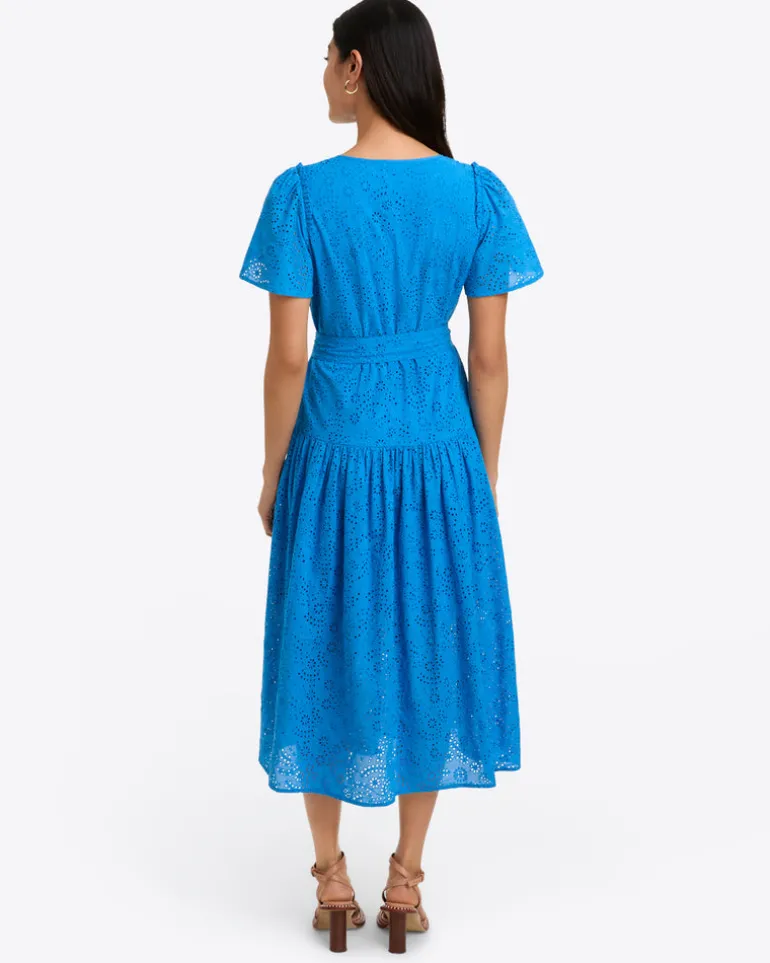 Mia Midi Dress in Eyelet