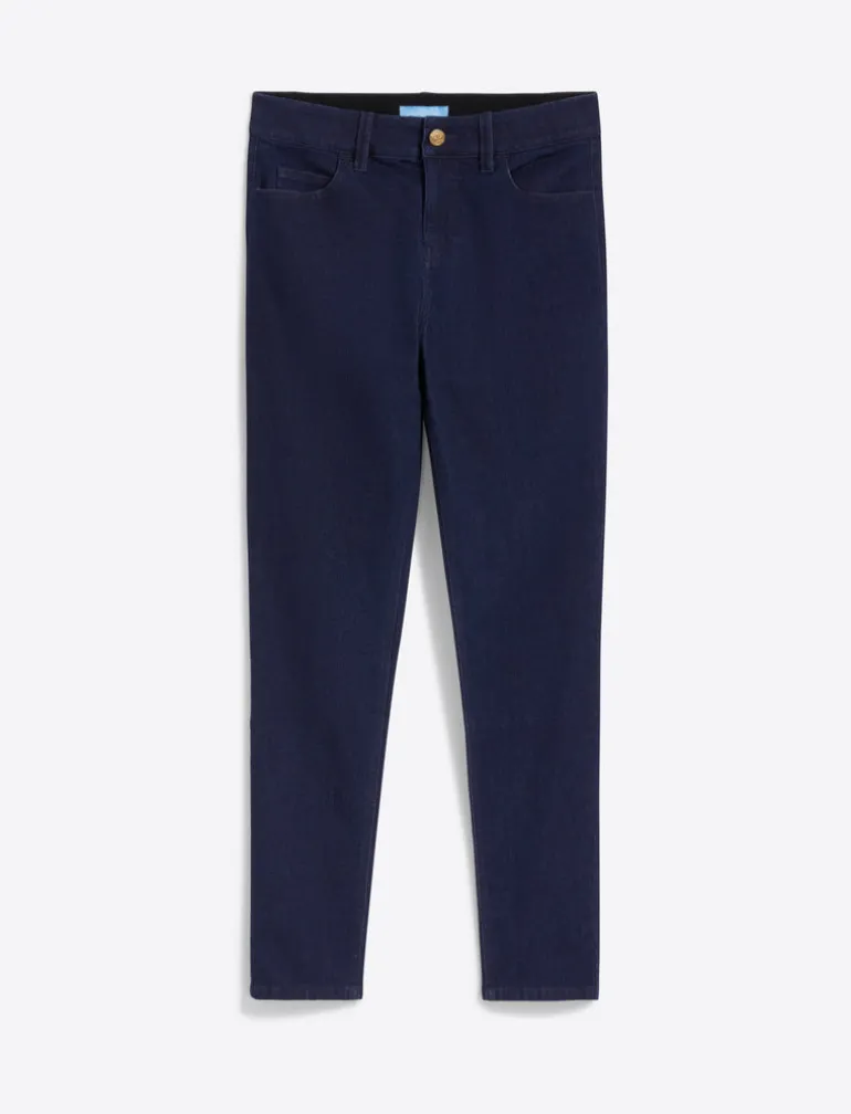 Mid-Rise Slim Jeans in Dark Wash