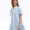 Molly Mini Dress in Oxford Shirting