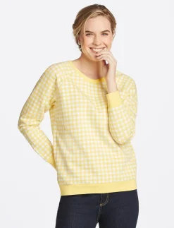 Natalie Sweatshirt in Gingham