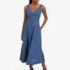 Opal Midi Dress in Linen