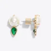 Pearl and Gem Stud