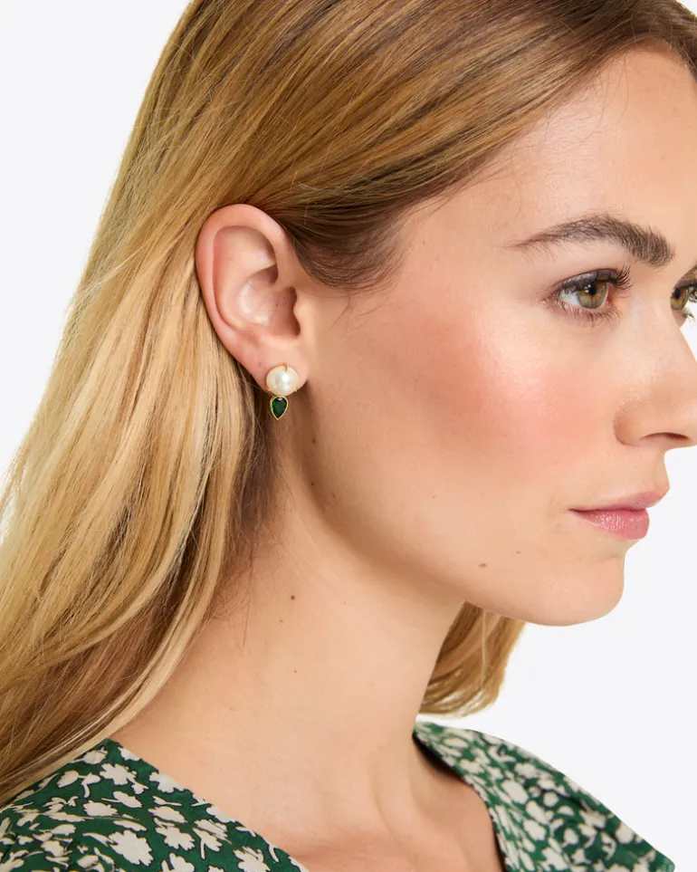 Pearl and Gem Stud