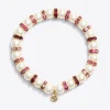 Pearl Gem Stripe Stetch Bracelet