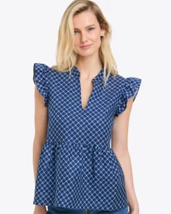 Penelope Top in Linen