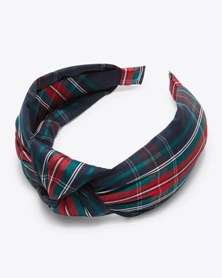 Plaid Knot Headband