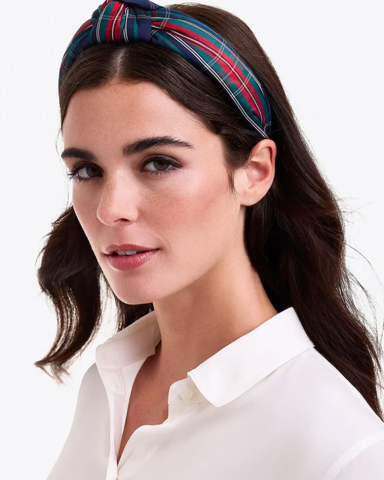 Plaid Knot Headband