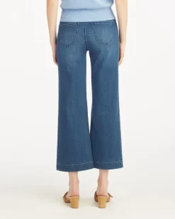5-Pocket Wide Leg Crop