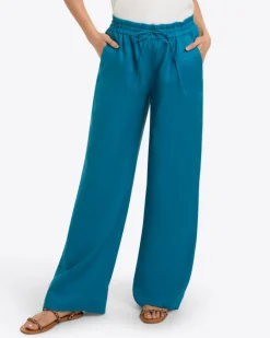 Pull-On Pants in Linen