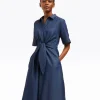 Riley Midi Shirtdress in Chambray