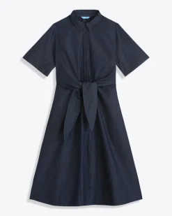 Riley Midi Shirtdress in Chambray