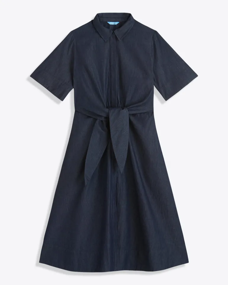Riley Midi Shirtdress in Chambray