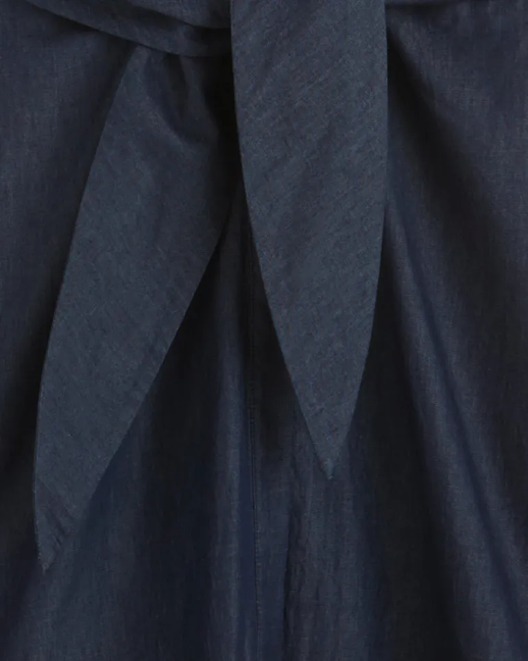 Riley Midi Shirtdress in Chambray