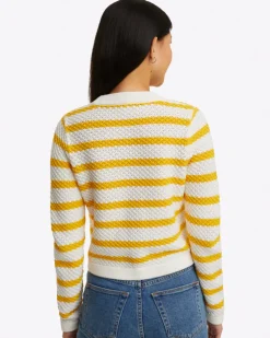 Rita V-Neck Cardigan in Cotton