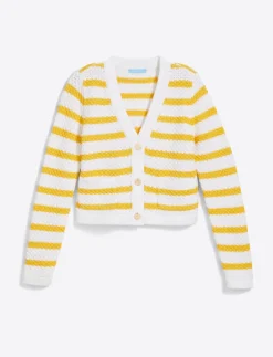 Rita V-Neck Cardigan in Cotton