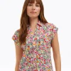 Sadie Top in Coneflowers