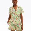 Sara Pajama Set in Coneflowers