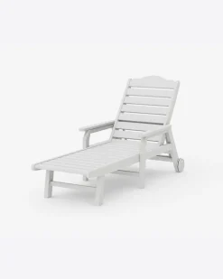 Savannah Chaise with Arms and Wheels