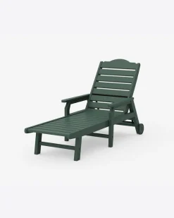Savannah Chaise with Arms and Wheels