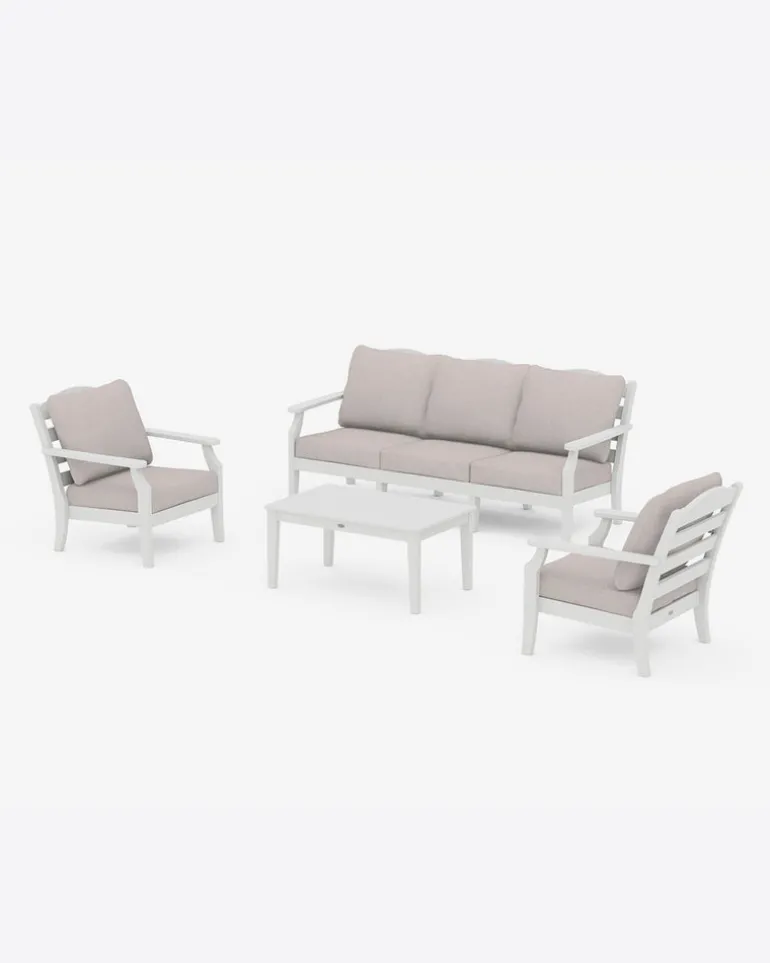 Savannah 4-Piece Deep Seating Set with Sofa