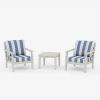 Savannah 3-Piece Deep Seating Set in Cabana Stripe