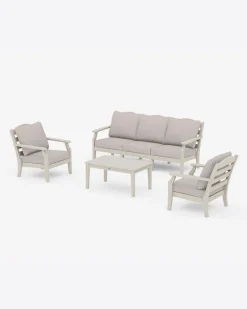 Savannah 4-Piece Deep Seating Set with Sofa