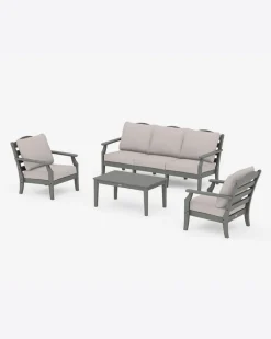 Savannah 4-Piece Deep Seating Set with Sofa