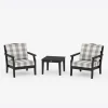 Savannah 3-Piece Deep Seating Set in Buffalo Plaid