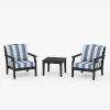 Savannah 3-Piece Deep Seating Set in Cabana Stripe