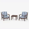 Savannah 3-Piece Deep Seating Set in Cabana Stripe