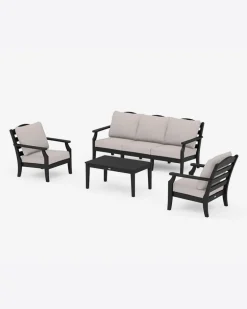 Savannah 4-Piece Deep Seating Set with Sofa