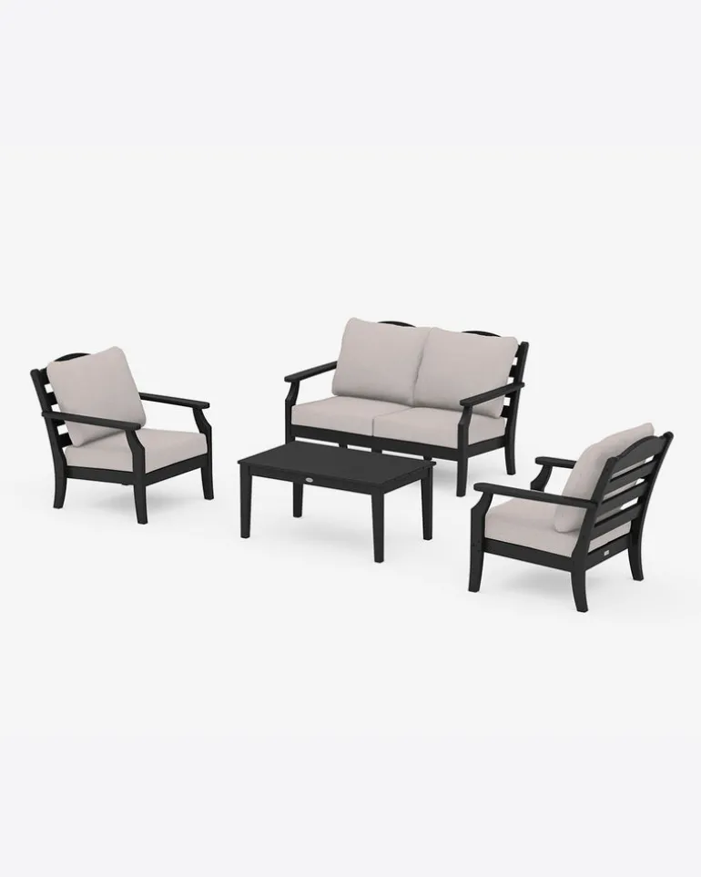 Savannah 4-Piece Deep Seating Set with Loveseat