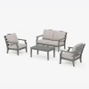 Savannah 4-Piece Deep Seating Set with Loveseat